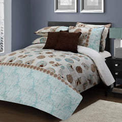 Abree Shell 8 Pcs Duvet Cover Bedding Set