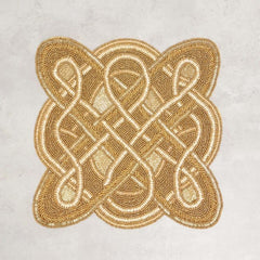 Adeliene Embellished Placemat Golden