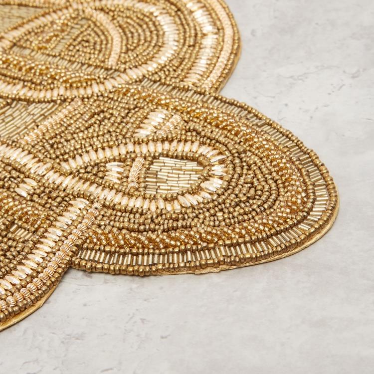 Adeliene Embellished Placemat Golden