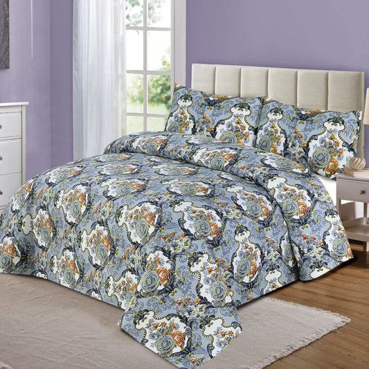 Adore 3 Pcs Bedding Set Grey 1024