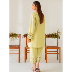 Aizal 2 Pcs Embroidered Stitched Suit