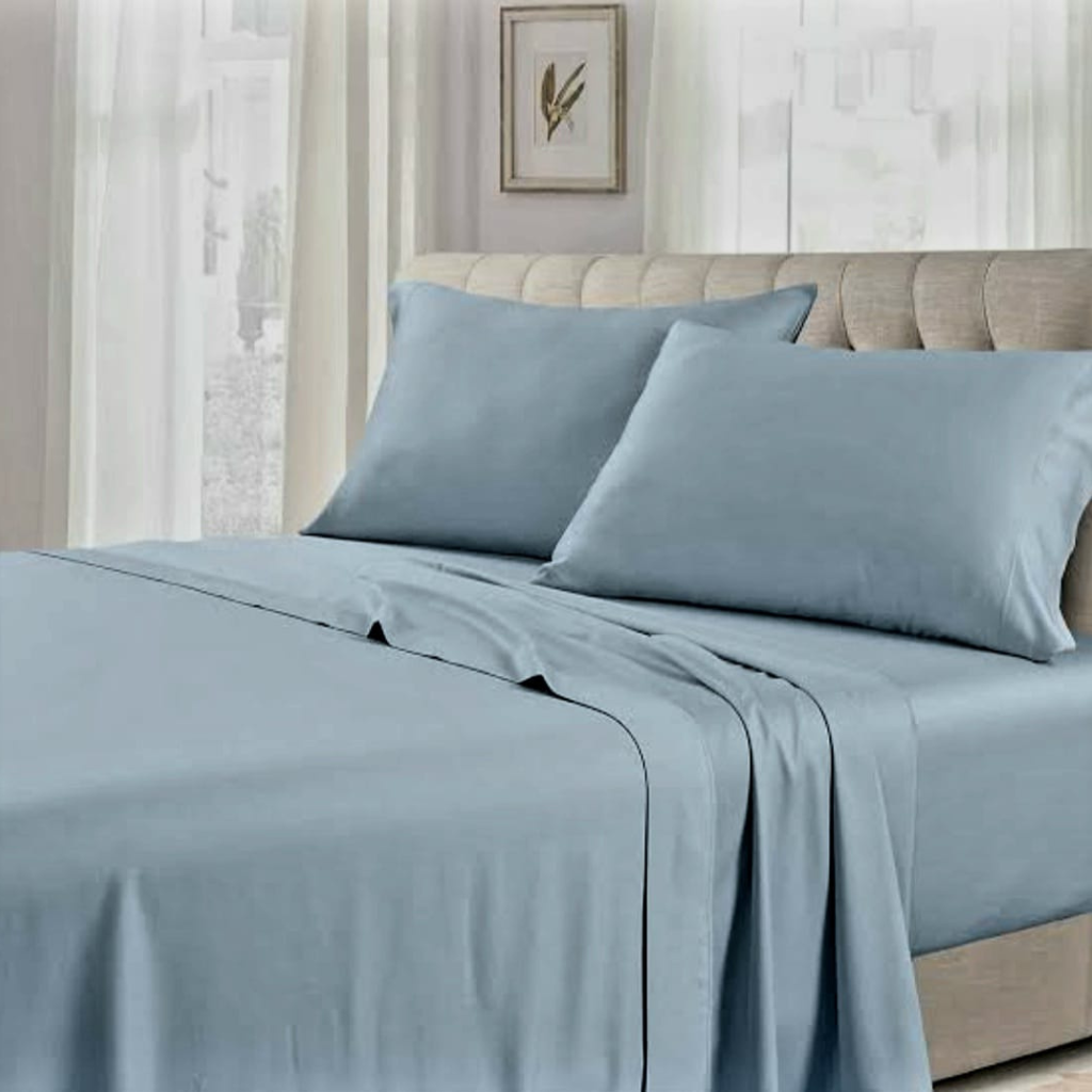 Alacrity Dyed 3 Pcs Bedding Set Silver Grey