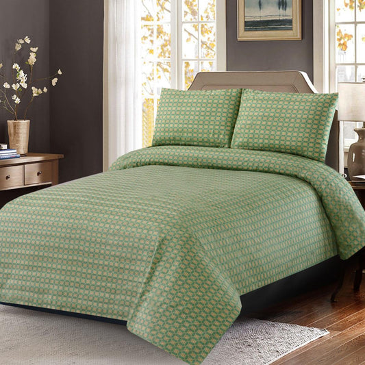 Allure 3 Pcs Bedding Set Green 1200