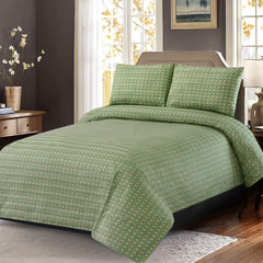 Allure 3 Pcs Bedding Set Green