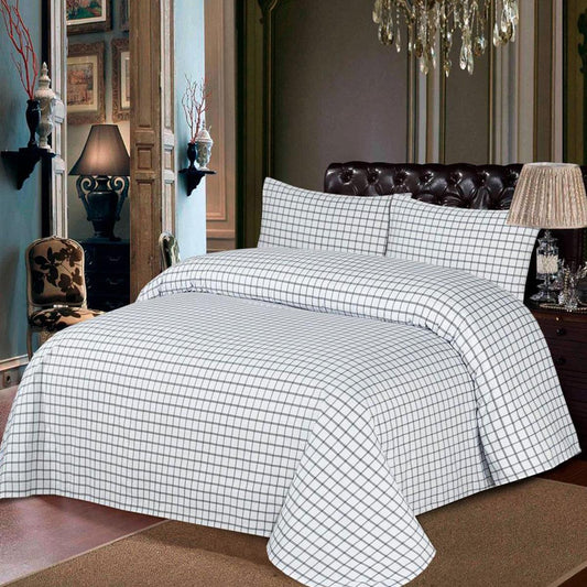 Ambra Check 3 Pcs Bedding Set 1200