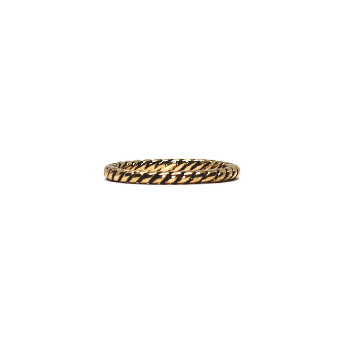 Antique Rope Toned Ring