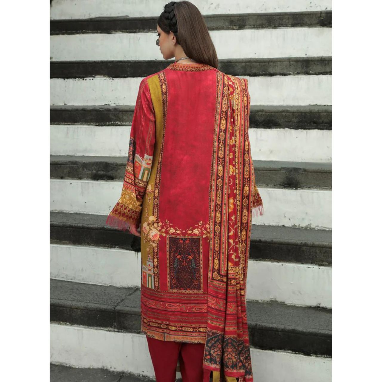 Apsara 3 PC UnStitched Suit