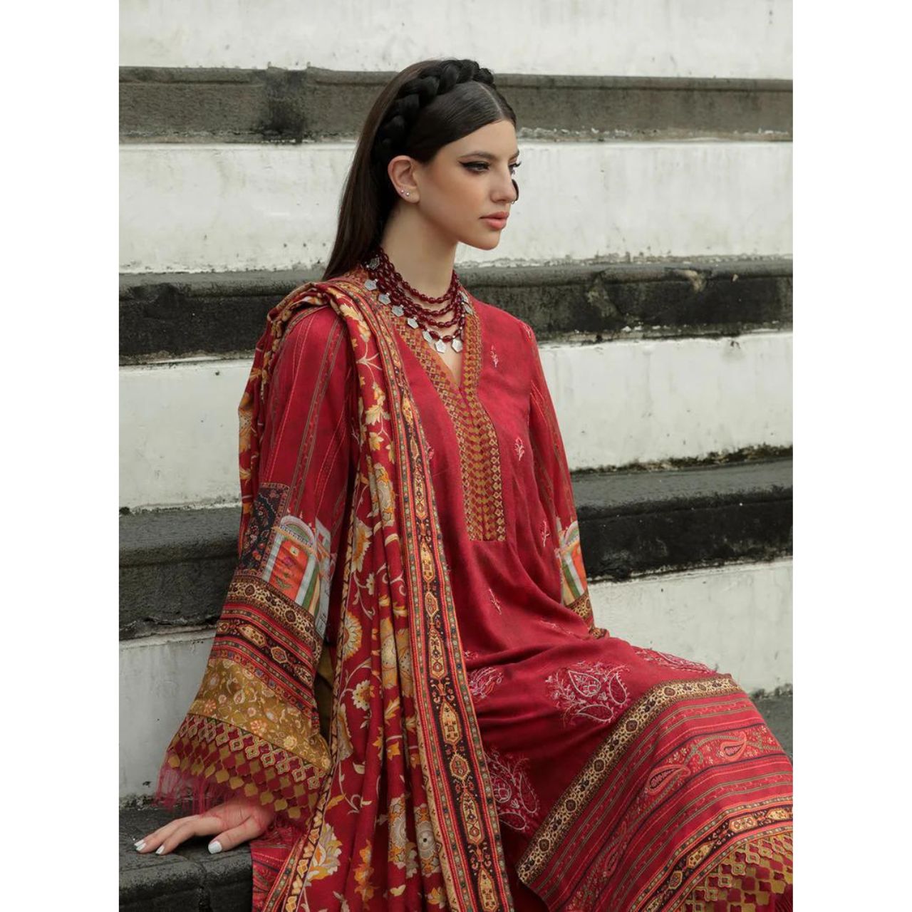 Apsara 3 PC UnStitched Suit