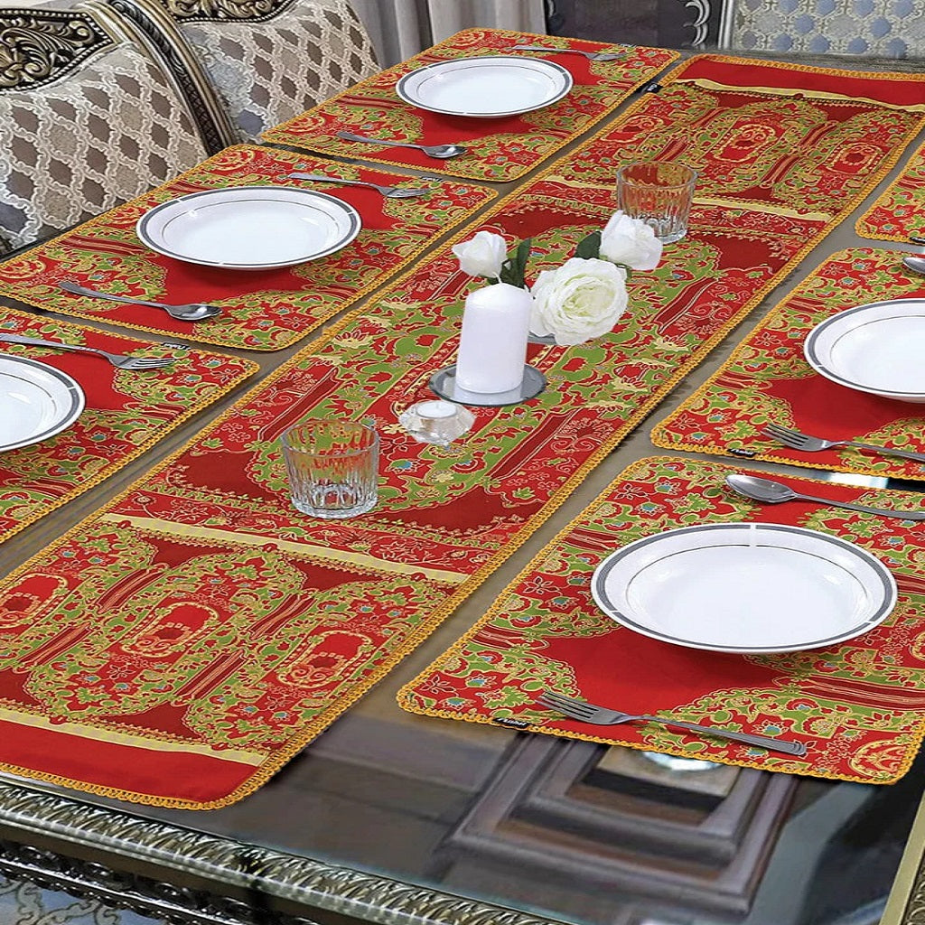 Atkison 9 Pcs Table Runner Set