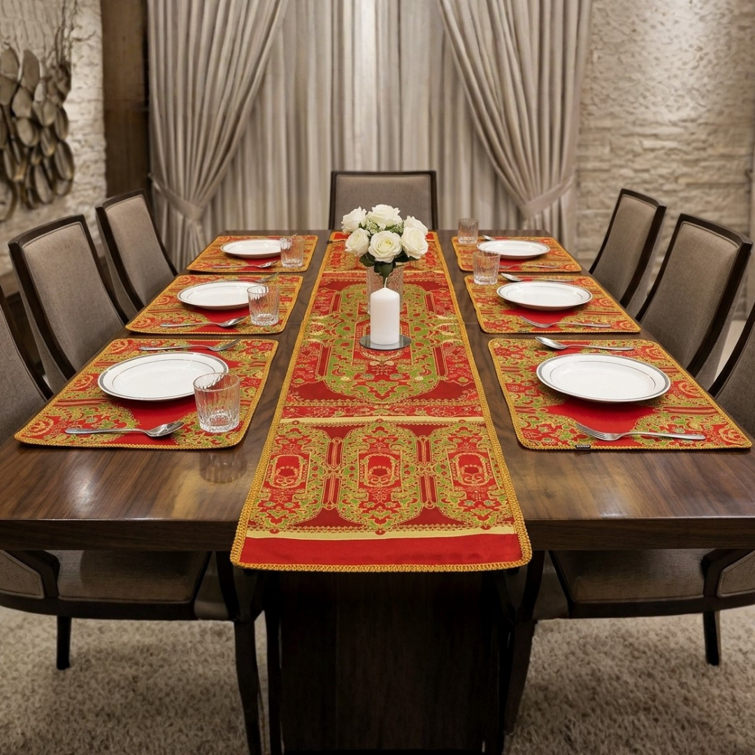 Atkison 9 Pcs Table Runner Set