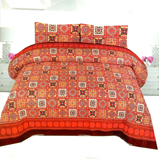 Aurelia 3 Pcs Bedding Set Red 1200