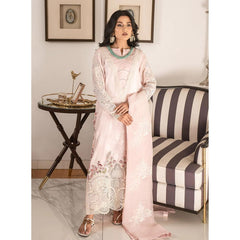 Aylin 3 Pcs Embroidered Unstitched Suit Pink