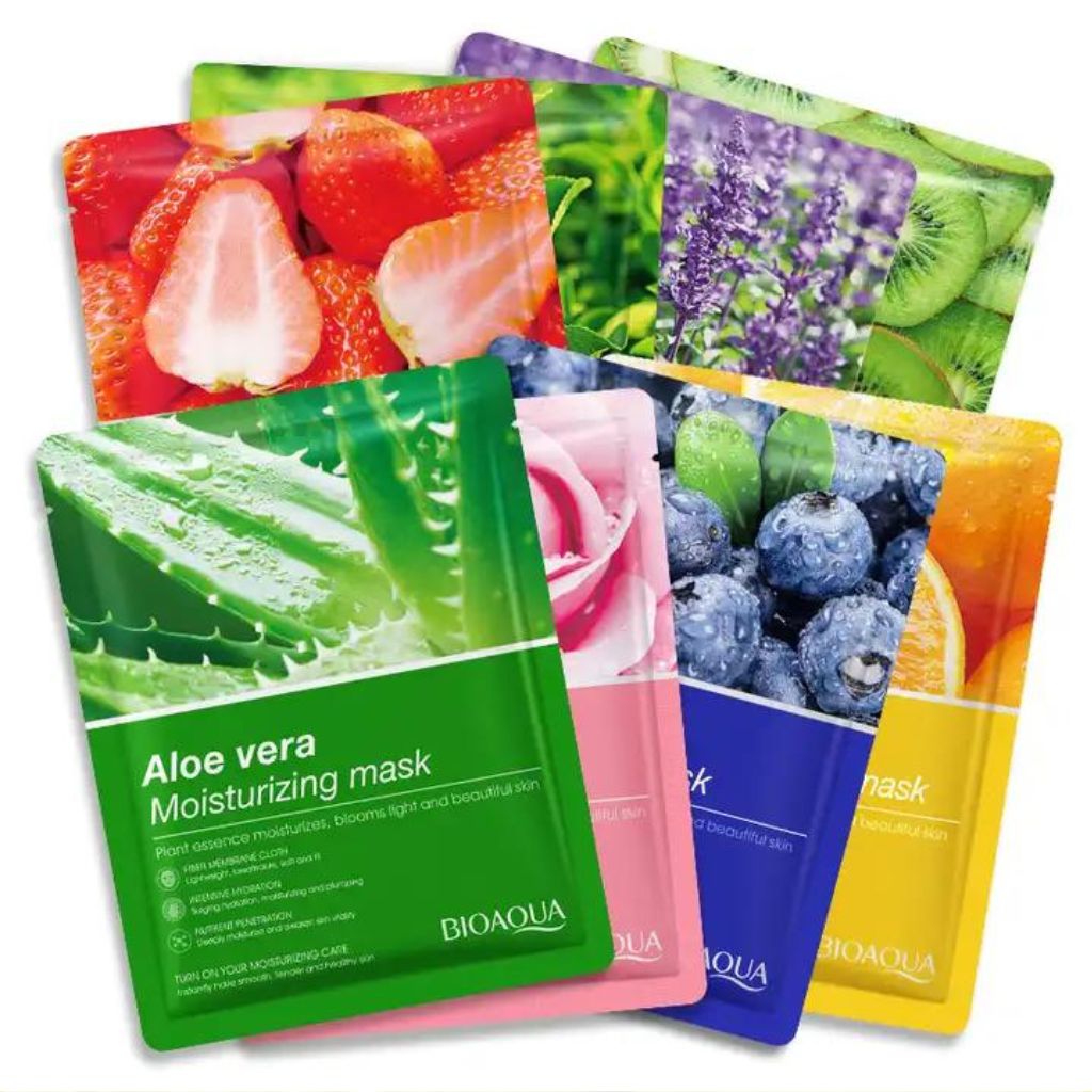 Bio Aqua Algae Moisturizing Facial Sheet Mask