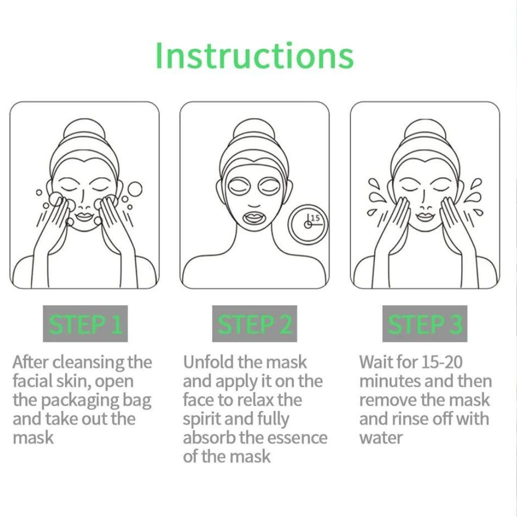 Bio Aqua Green Tea Refreshing Facial Sheet Mask