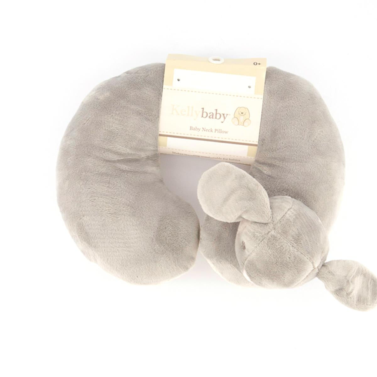 Baby Neck Travel Pillow Gray