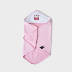 Emilia Baby Hooded Towel Pink