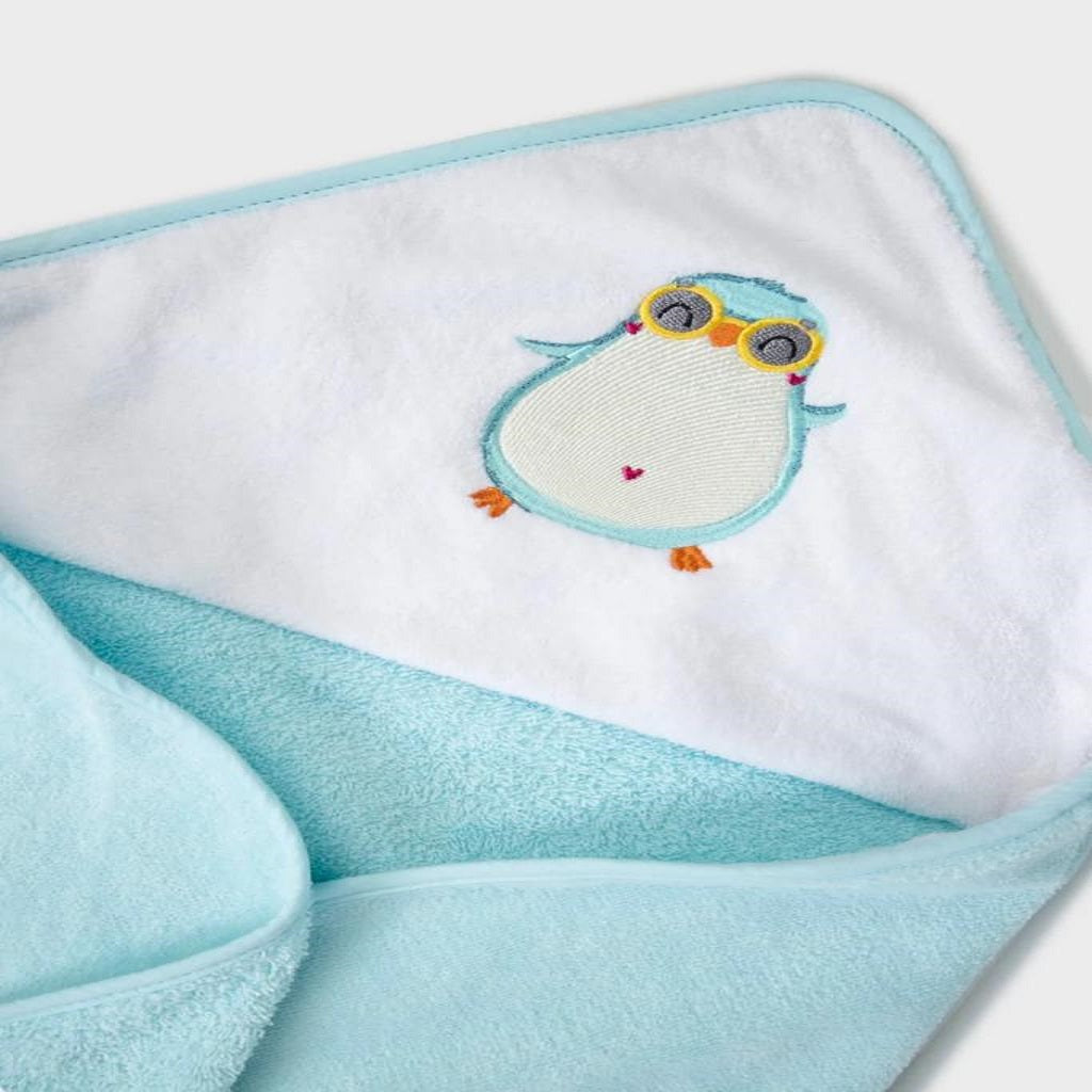 Emilia Baby Hooded Towel Sky Blue