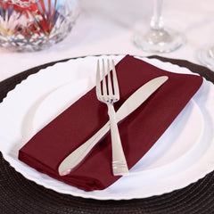 Baskin 6 Pcs Napkins Set Maroon