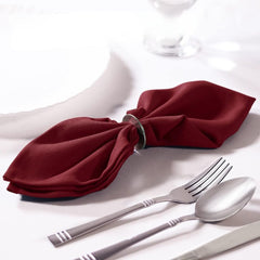 Baskin 6 Pcs Napkins Set Maroon