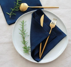 Baskin 6 Pcs Napkins Set Navy Blue