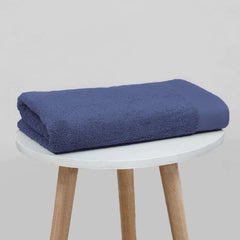 Bath Towel Blue 100% Cotton Extra Absorbent (400 GSM)