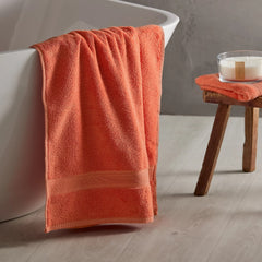 Bath Towel Orange 100% Cotton Extra Absorbent (400 GSM)