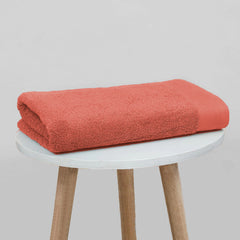 Bath Towel Orange 100% Cotton Extra Absorbent (400 GSM)