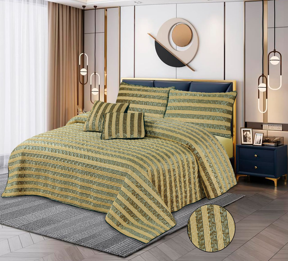 5 Pcs Moco Bed Spread Bedding Set Palachi