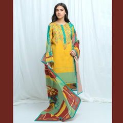 Beechtree 3 Pcs Unstitched Printed Lawn Suit Mystic Summer