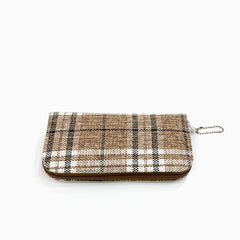 Belinda Women's Wallet Check Brown