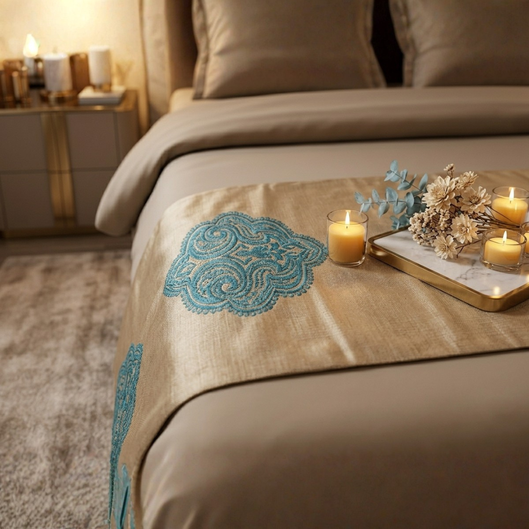 Bibulous Bed Runner Brown