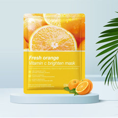 Bio Aqua Fresh Orange Vitamin C Brighten Facial Sheet Mask