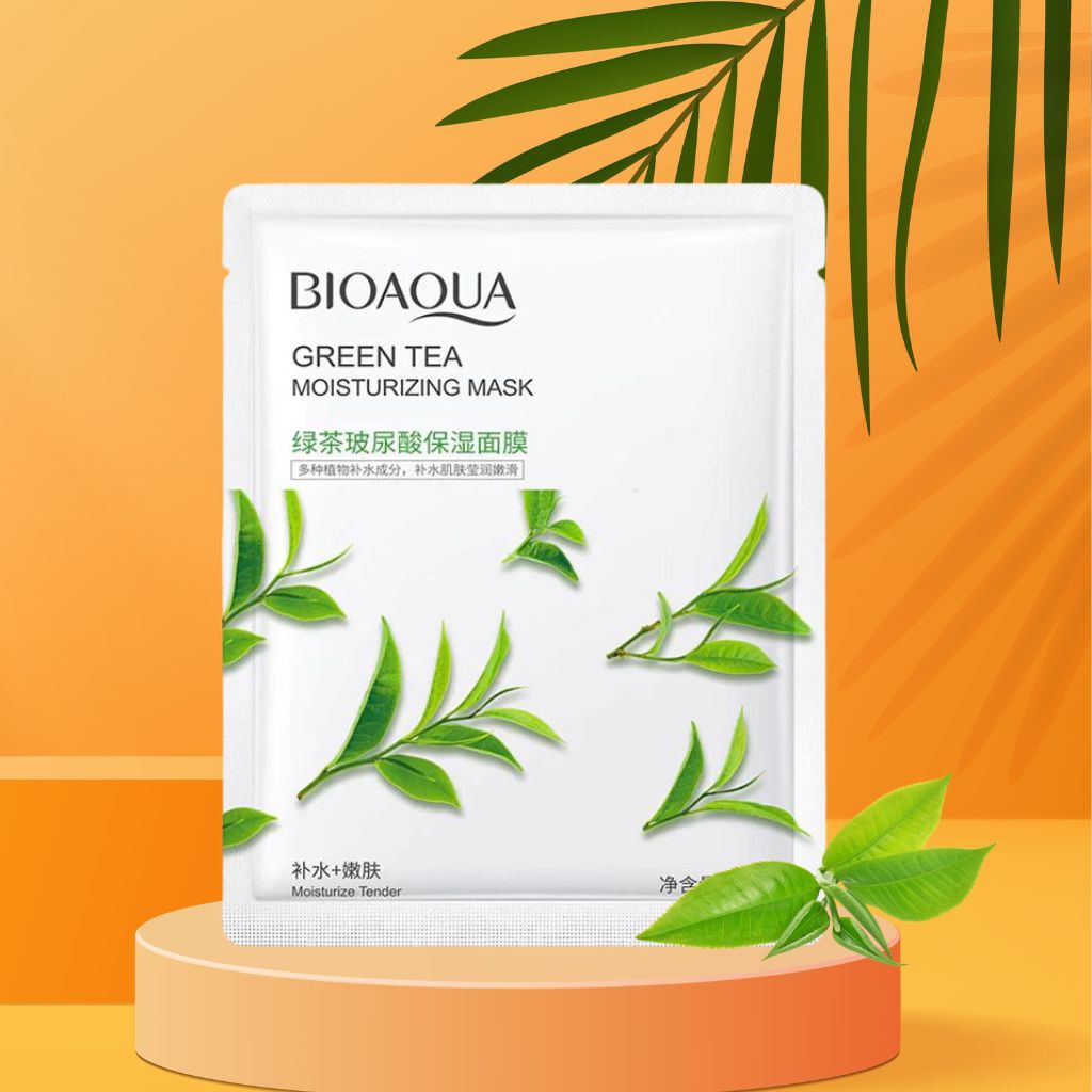 Bio Aqua Green Tea Moisturizing Facial Sheet Mask