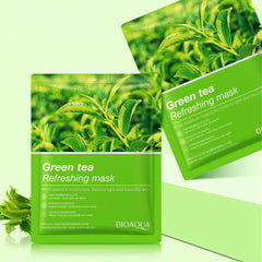 Bio Aqua Green Tea Refreshing Facial Sheet Mask