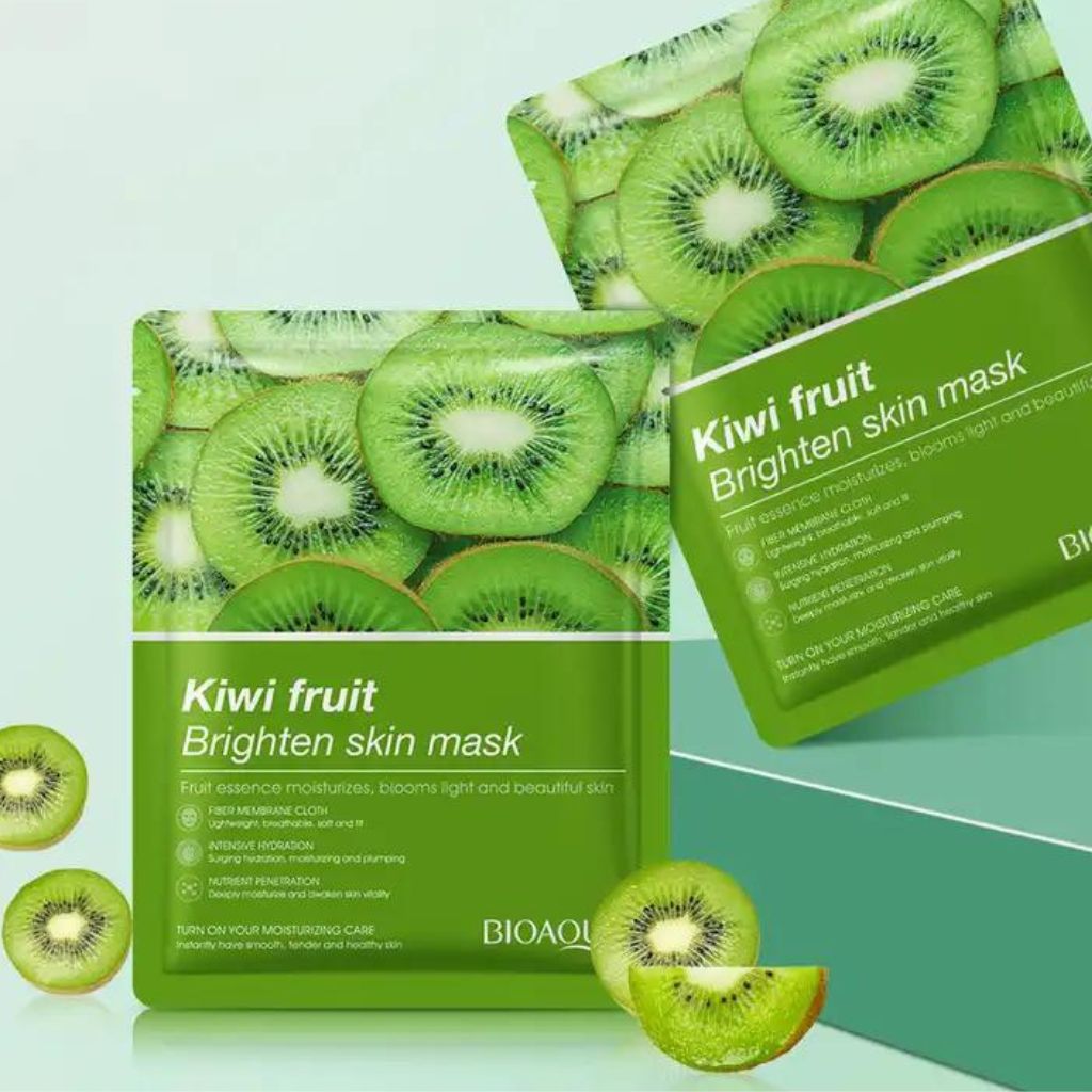 Bio Aqua Kiwi Fruit Brighten Skin Facial Sheet Mask