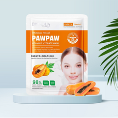 Bio Aqua Pawpaw Vitamin C Facial Sheet Mask