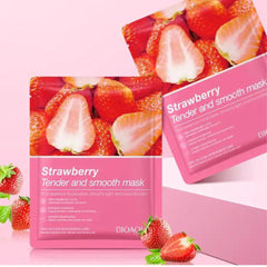 Bio Aqua Strawberry Tender and Smooth Facial Sheet Mask