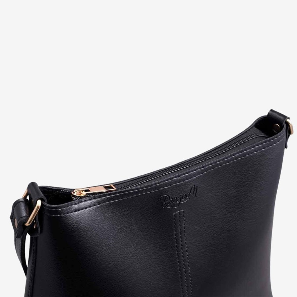 Black Hobo Tote Bag