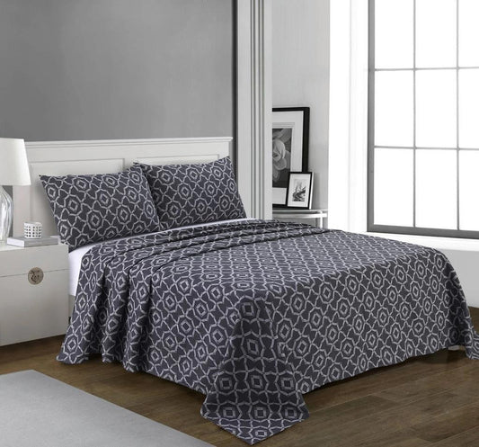 Yakima Black 3 Pcs Bedding Set 1024