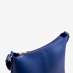 Blue Hobo Tote Bag