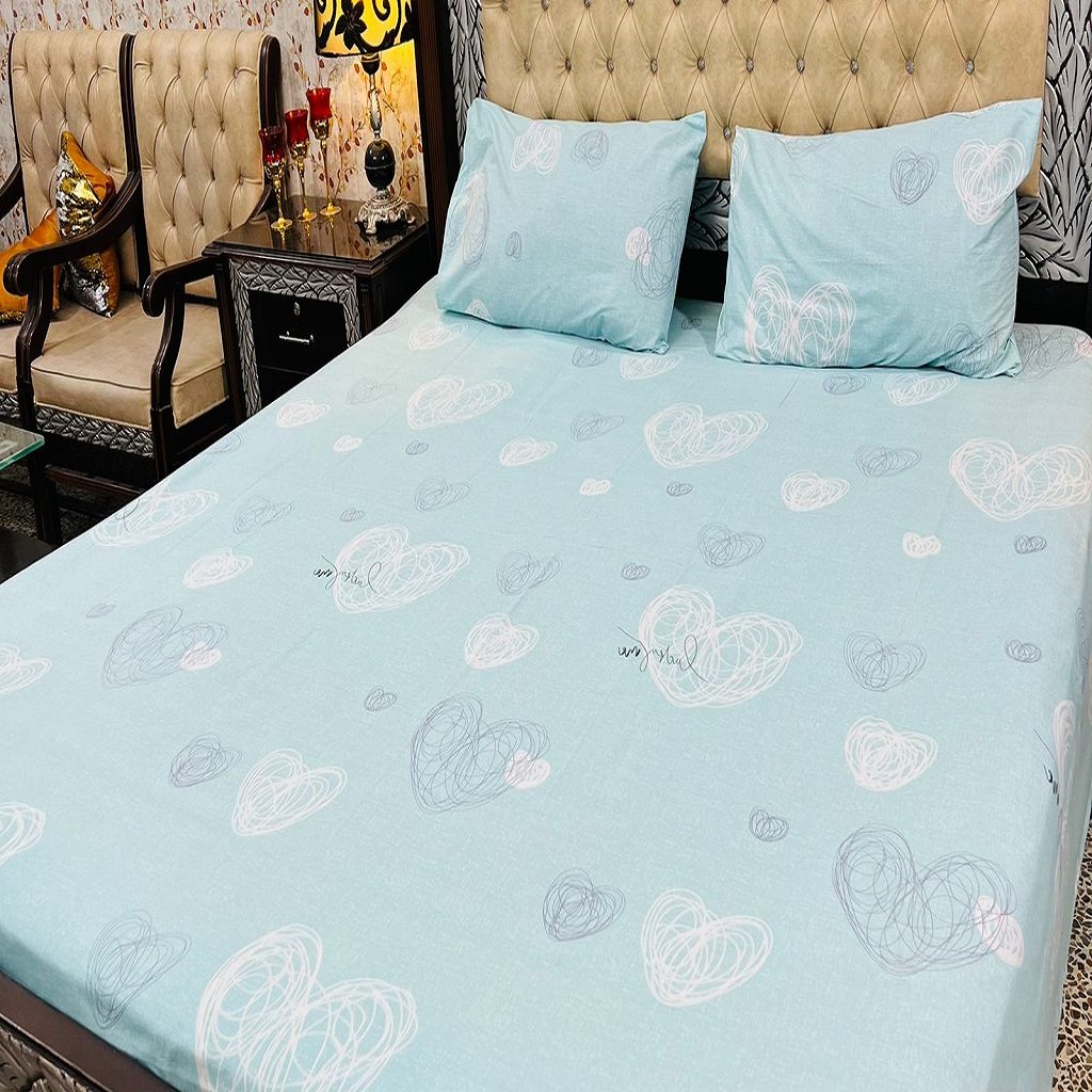 Ombre Blue 3 Pcs Bedding Set