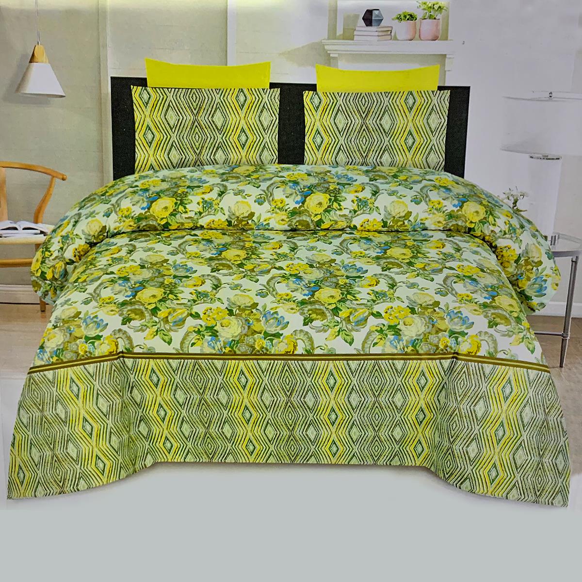 Bria 3 Pcs Bedding Set Green