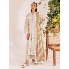 Bria 3 Pcs Embroidered Unstitched Suit Floral