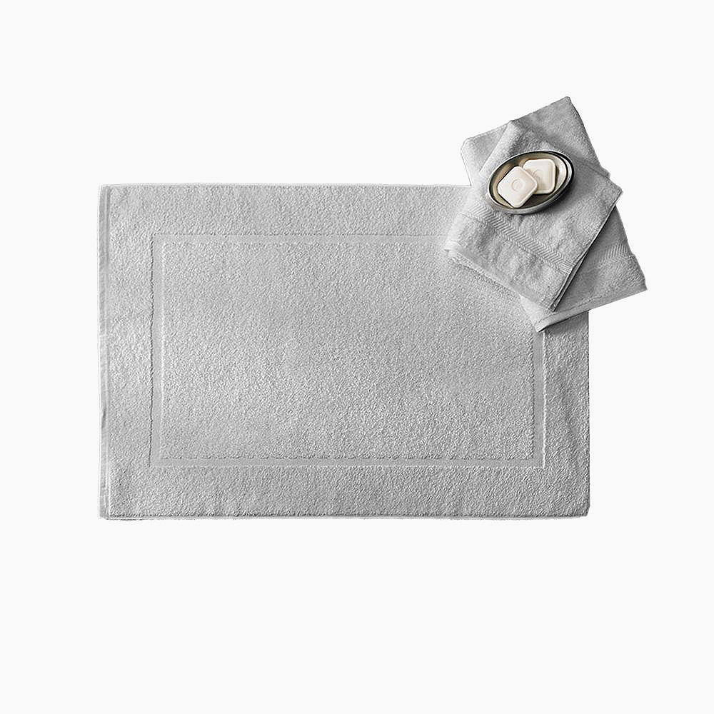 Brooklyn Bath Mat Silver Grey