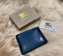 Designer BB Leather Billfold Wallet Black