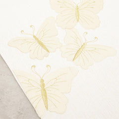 Butterfly Applique Embroidered 1 Pc Table Runner