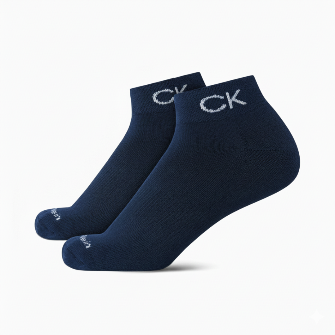CK Ankle Socks for Men Blue