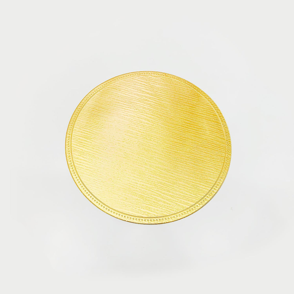 Caribe Round Table Mat Golden