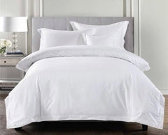 Carmella Satin White 8 Pcs Duvet Cover Bedding Set