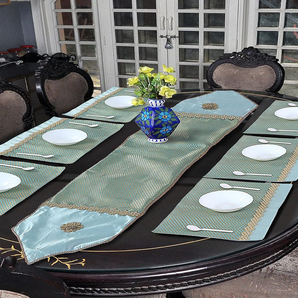 Carolina 9 Pcs Table Runner Set ( 8 Table Chair )